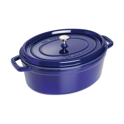 STAUB Staub La Cocotte ovaali pata valurauta 6,7 L Tummansininen | Alk. 350,00 €