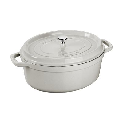 STAUB Staub La Cocotte ovaali pata valurauta 6,7 L White truffle | Alk. 239,00 €