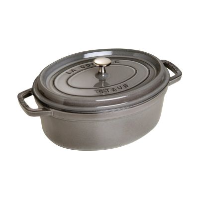 STAUB Staub La Cocotte ovaali pata valurauta 8 L Grafiitinharmaa | Alk. 262,00 €