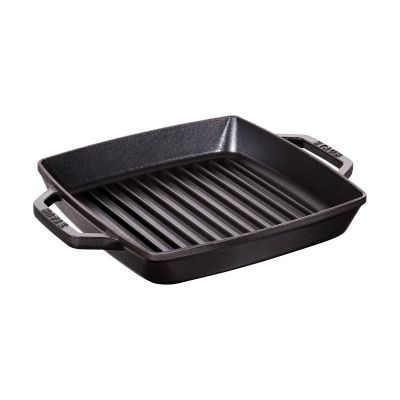 STAUB Staub Pure grillipannu valurauta neliö musta 23 cm