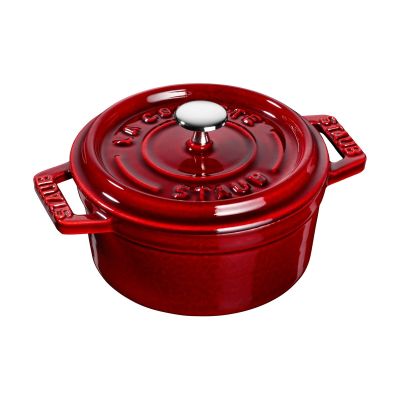STAUB Staub La Cocotte pyöreä pata valurauta 0,25 L Grenadiininpunainen | Alk. 70,00 €