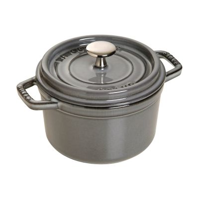STAUB Staub La Cocotte pyöreä kasari valurauta 0,8 L Grafiitinharmaa | Alk. 90,87 €