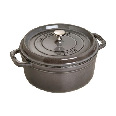 STAUB Staub La Cocotte pyöreä pata valurauta 1,7 L Grafiitinharmaa | Alk. 132,00 €