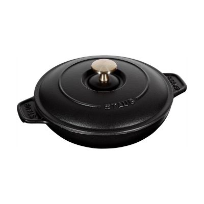 STAUB Staub uunivuoka valurauta kannella pyöreä Ø20 cm Musta
