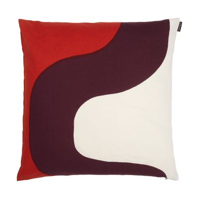 Marimekko Seireeni tyynynpäällinen 50 x 50 cm Cotton-burgundy-red | Alk. 30,09 €
