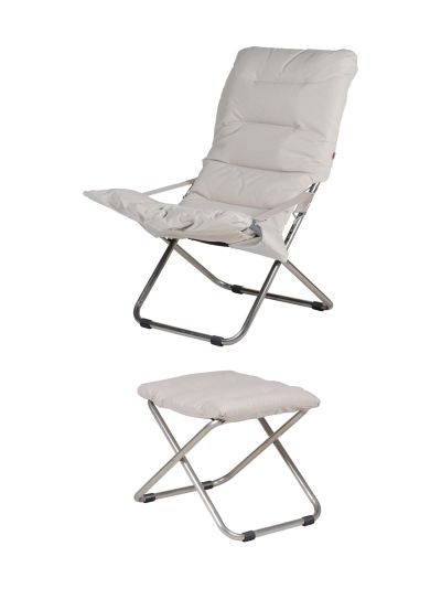 FIAM Fiesta-kansituoli ja chico-jalkarahi, pehmusteilla | Alk. 259,00 €