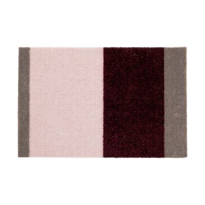 tica copenhagen Stripes ovimatto vaakasuuntainen Bordeaux-rose-sand, 40x60 cm