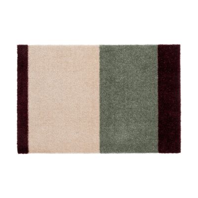 tica copenhagen Stripes ovimatto vaakasuuntainen Green-ivory-bordeaux, 40x60 cm | Alk. 32,60 €