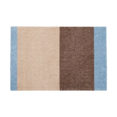tica copenhagen Stripes ovimatto vaakasuuntainen Ivory-sand-blue, 40x60 cm