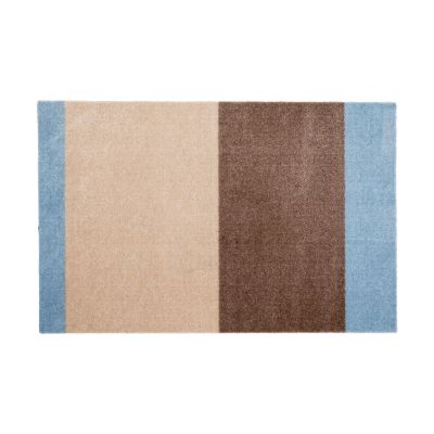 tica copenhagen Stripes ovimatto vaakasuuntainen Ivory-sand-blue, 60x90 cm