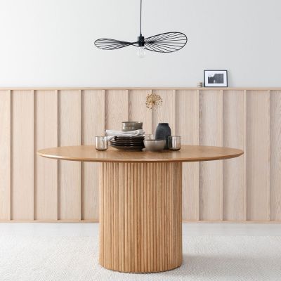 Veke Korpi pyöreä ruokapöytä Ø135 cm tammi, asiakaspalautus