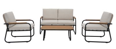 Veke Sandvik sohvaryhmä musta/ ruskea | Alk. 699,00 €