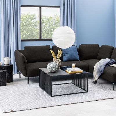 Ei brändiä Strington sohvapöytä 80x80 cm musta marmori, asiakaspalautus | Alk. 189,00 €