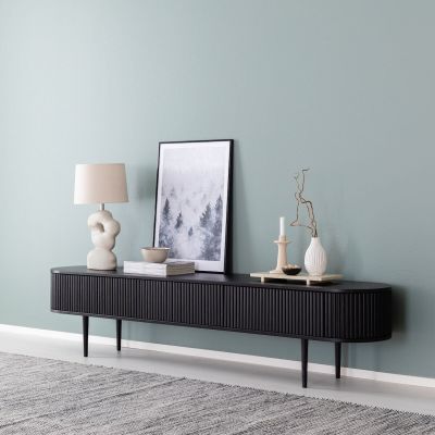 Veke Taimi tv-taso 209x41x47 cm hiili, asiakaspalautus