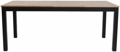 Veke Scandic tammi ruokapöytä 180x90 cm musta/lakattu tammi | Alk. 799,00 €