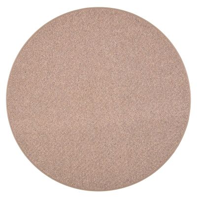 VM Carpet Hiillos villamatto Ø200 cm ruskea 752 kantattu