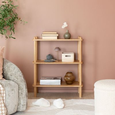 Veke Askel tammi avohylly 73x35x86 cm suoralla päädyllä lakattu tammi