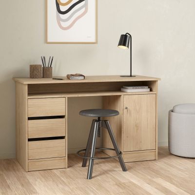 Tvilum Funktion työpöytä 3-laatikkoa+kaappi tammi | Alk. 149,00 €