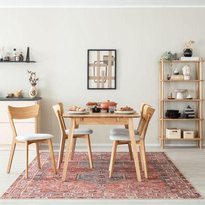 Veke Koto 4-hengen ruokailuryhmä öljytty tammi/hiekka Chelsea 05