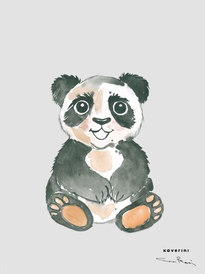 Kaverini Panda-nalle juliste 30x40 cm | Alk. 19,90 €