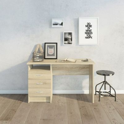 Tvilum Funktion Plus työpöytä 3-laatikolla tammi | Alk. 159,00 €