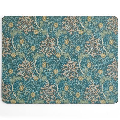 Spode Morris & Co Merilevä pöydänsuojus 40x30 cm 4-pack, vihreä | Alk. 69,00 €