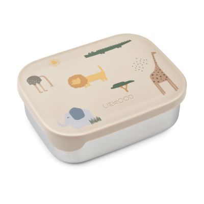 Liewood Arthur eväsrasia 13,5x17 cm Safari sandy mix