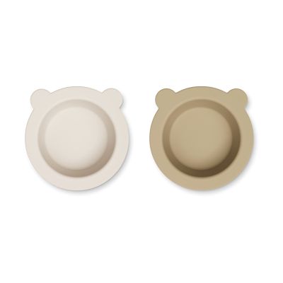 Liewood Peony kulho imukupilla Ø16 cm 2 osaa Sandy-Oat