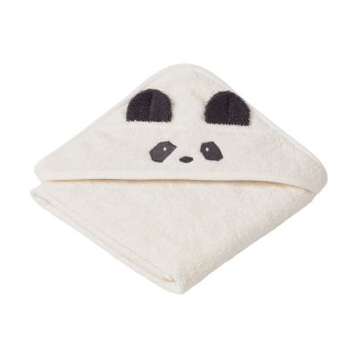 Liewood Albert kylpypyyhe hupulla 70x70 cm Panda creme de la creme