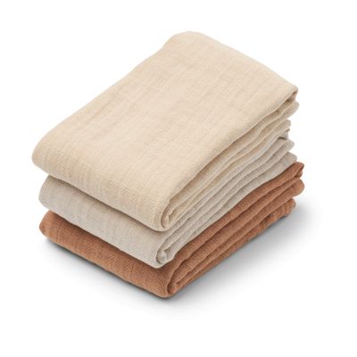 Liewood Lewis muslin frotee 3 osaa 65x65 cm Tuscany rose mix