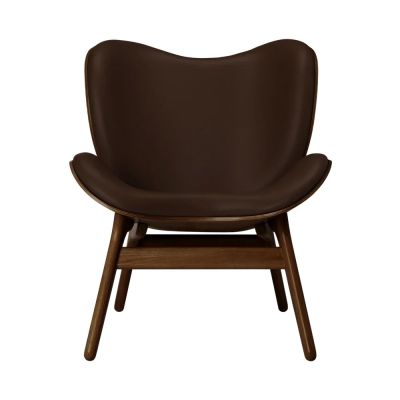 Umage, A Conversation Piece Lepotuoli Dark Oak/Hope Leather brown