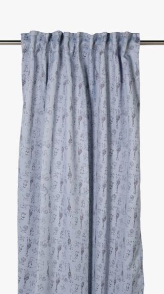 Little Roomies Dyrene pimentävä verho vaaleansininen | Alk. 49,95 €