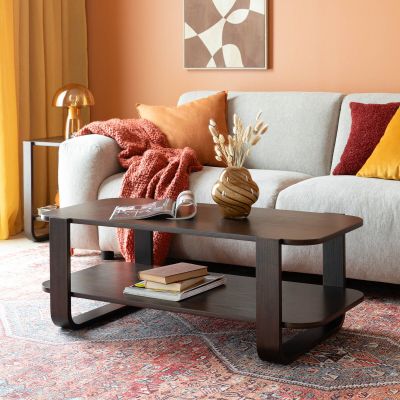 Umbra Bellwood sohvapöytä 109,2x52,7x39,3cm vanha pähkinä, kuvausmalli | Alk. 340,00 €