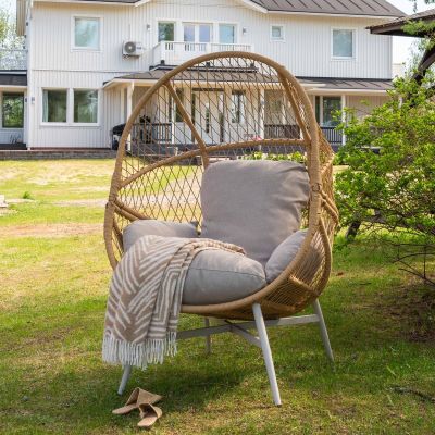 Mooda Cane lepotuoli luonnonväri/greige, asiakaspalautus