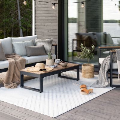 Veke Memory nukkamatto sisä-/ulkokäyttöön 160x230 cm valkoinen, asiakaspalautus | Alk. 169,00 €