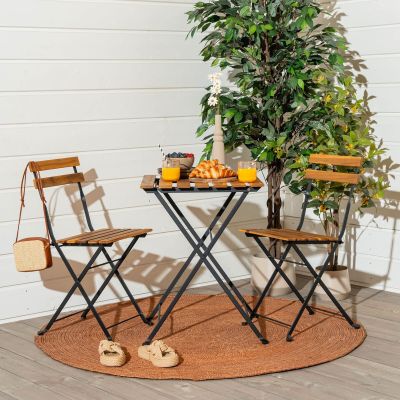 Ei brändiä Akaasia taitettava parvekesetti 1+2, kuvausmalli | Alk. 89,95 €