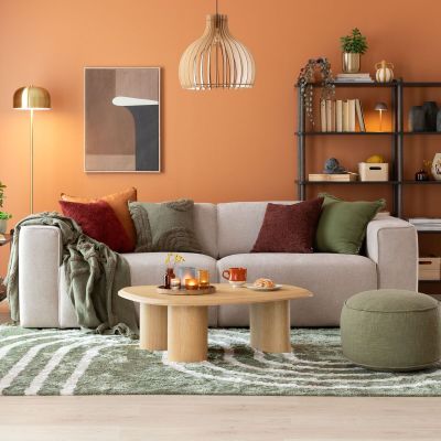 Veke Hali 3-istuttava sohva Storm 06 beige, kuvausmalli