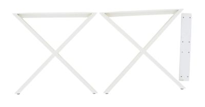 Veke X lankkupöydän metallijalat valkoinen(kuvausmalli) | Alk. 300,00 €