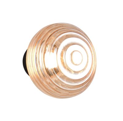 Trio Earl ladattava LED-seinävalaisin mattamusta/meripihka | Alk. 40,90 €