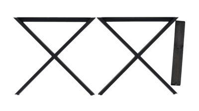 Veke X lankkupöydän metallijalat musta(kuvausmalli)