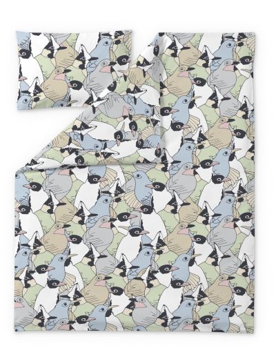 Finlayson Sekaparvi pussilakanasetti Sininen / Ruskea