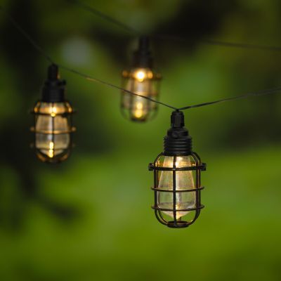 Ei brändiä Tarmo Industrial aurinkokenno/ladattava valoketju musta/kirkas | Alk. 16,95 €