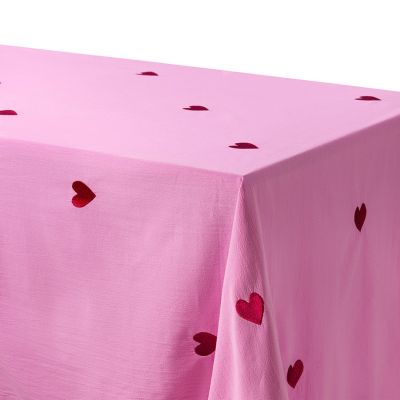 Midnatt pöytäliina Pink Hearts Rosa 250x145 cm | Alk. 90,00 €