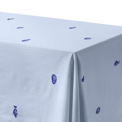 Midnatt Pöytäliina Josefin La mer Sininen 250x145 cm | Alk. 90,00 €