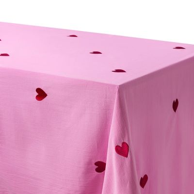 Midnatt Pöytäliina Pink Hearts Rosa 330x145 cm | Alk. 120,00 €