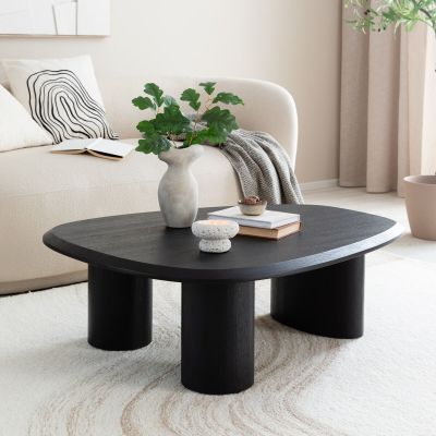 House Nordic Tirano sohvapöytä 78x96x32 cm musta saarni, asiakaspalautus