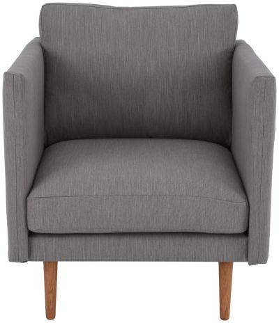 Veke Kajo nojatuoli harmaa Melva 87 kangas, tammi jalat | Alk. 644,00 €