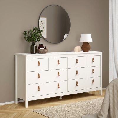Tvilum Madrid lipasto 4+4 valkoinen, asiakaspalautus | Alk. 359,00 €