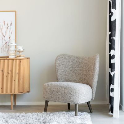 Veke Elmont nojatuoli mocca Java 13, savutammi jalat, kuvausmalli | Alk. 349,00 €