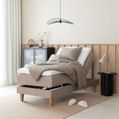 Unia Ergo moottorisänky 90x200 hiekka Funny 1, metallijalat, ilman pp, asiakaspa